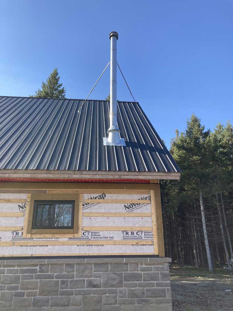 New construction chimney system